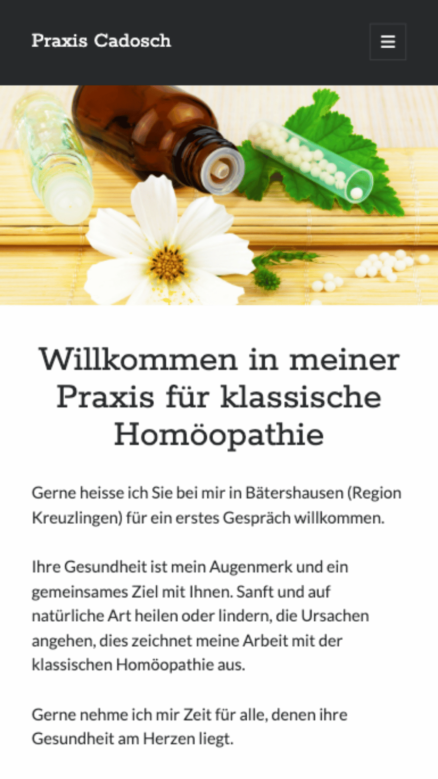 PRAXIS CADOSCH – Vorher